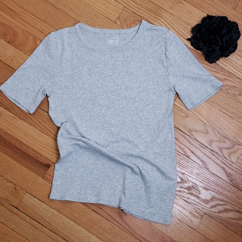 J. Crew gray tshirt size L